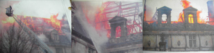 incendie du château